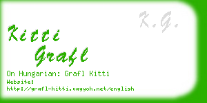 kitti grafl business card